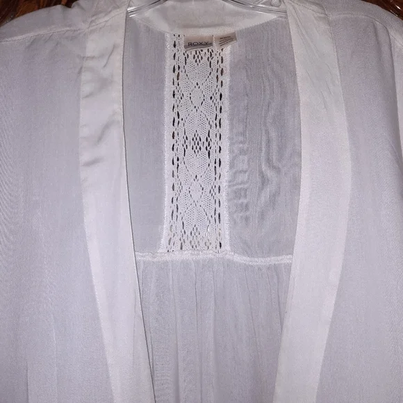 Roxy Women's Sheer Over-the-top Shirt - Picture 4 of 5